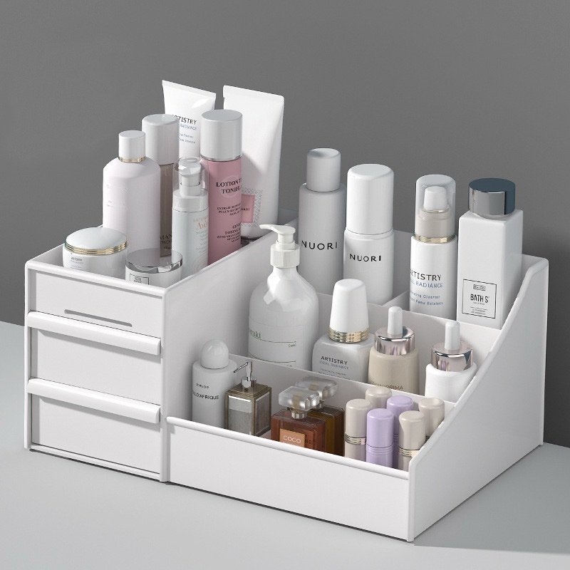 Multi-Layer Makeup & Skincare Organizer Drawer - Image 2