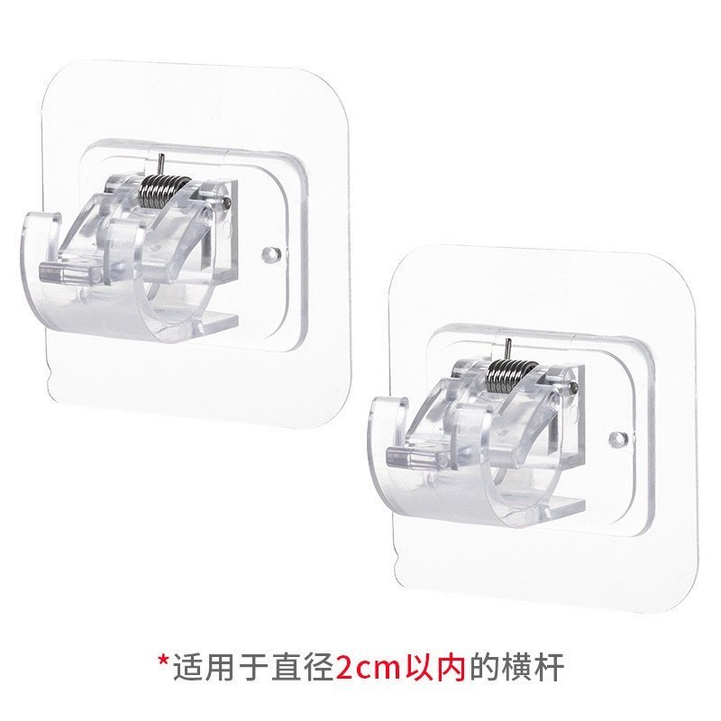Self-Adhesive Rod Holder Clips (2pcs Set) - Image 4
