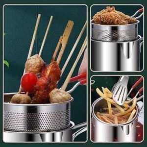 2 IN 1 DEEP FRYING POT WITH STRAINER