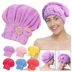 Super Absorbent Towel hair bonnet (Mixed Colors)