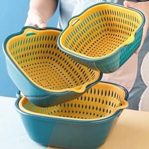 6pcs Bowls with Drain Baskets