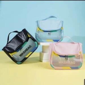 Portable Travel Wash Bag – Waterproof Toiletry Cosmetic Organizer