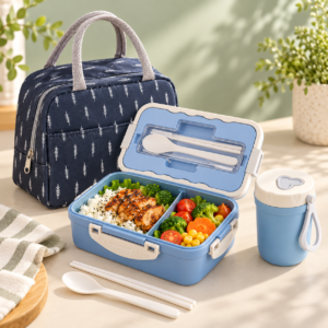Lunch box with Lunch bag+Cup