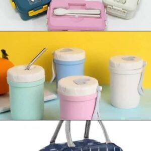 Lunch box with Lunch bag+Cup