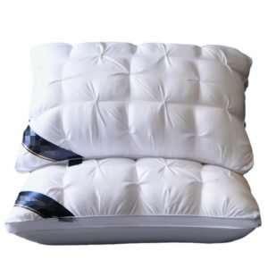 Hilton Twisted White Soft Pillow Set