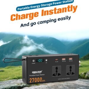 27,000mAh Portable Power Station – High-Capacity Backup Power