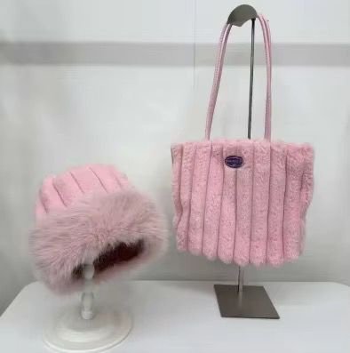 Cosette Plush Tote and Hat Set - Image 7