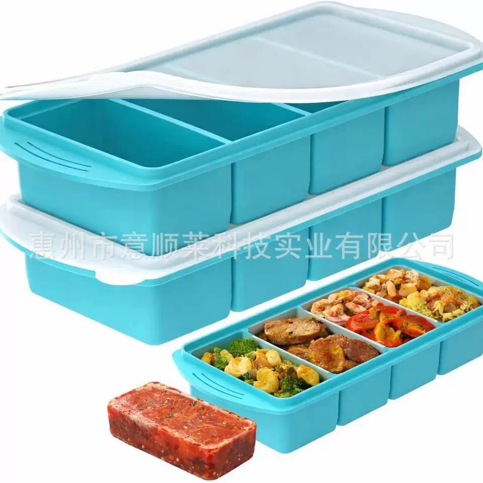 Silicon Compartment Food Storage & Meal Prep Container