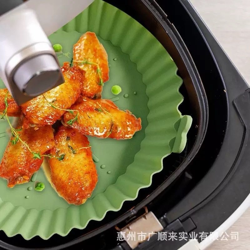 3 in 1 Silicone Air Fryer Liners – Reusable Heat-Resistant - Image 4