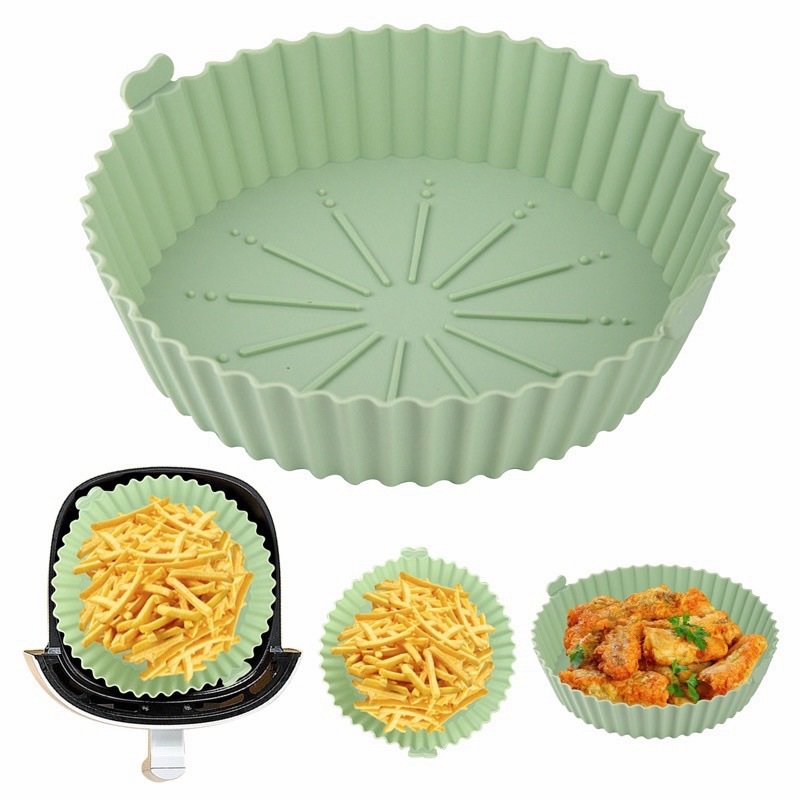 3 in 1 Silicone Air Fryer Liners – Reusable Heat-Resistant - Image 3