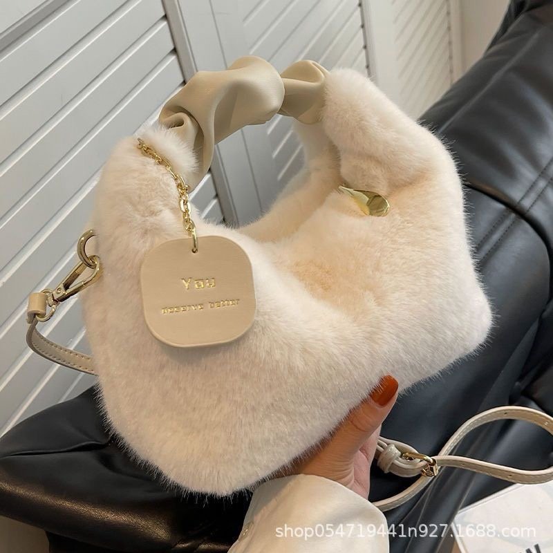 Nuage Mini Plush Shoulder Bag