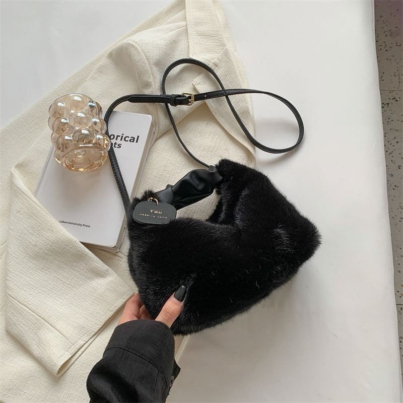 Nuage Mini Plush Shoulder Bag - Image 6