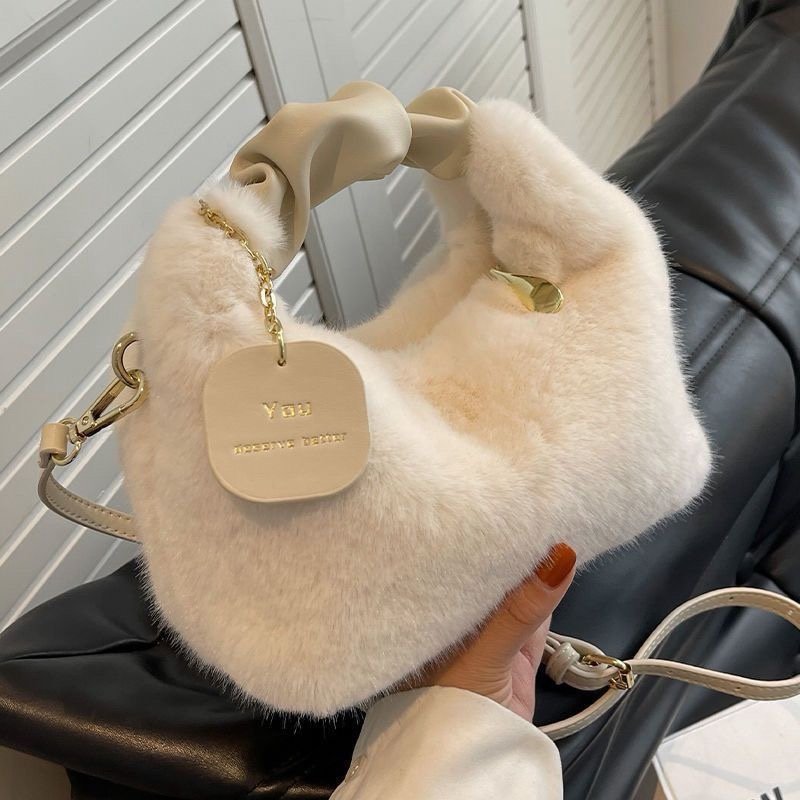 Nuage Mini Plush Shoulder Bag - Image 7