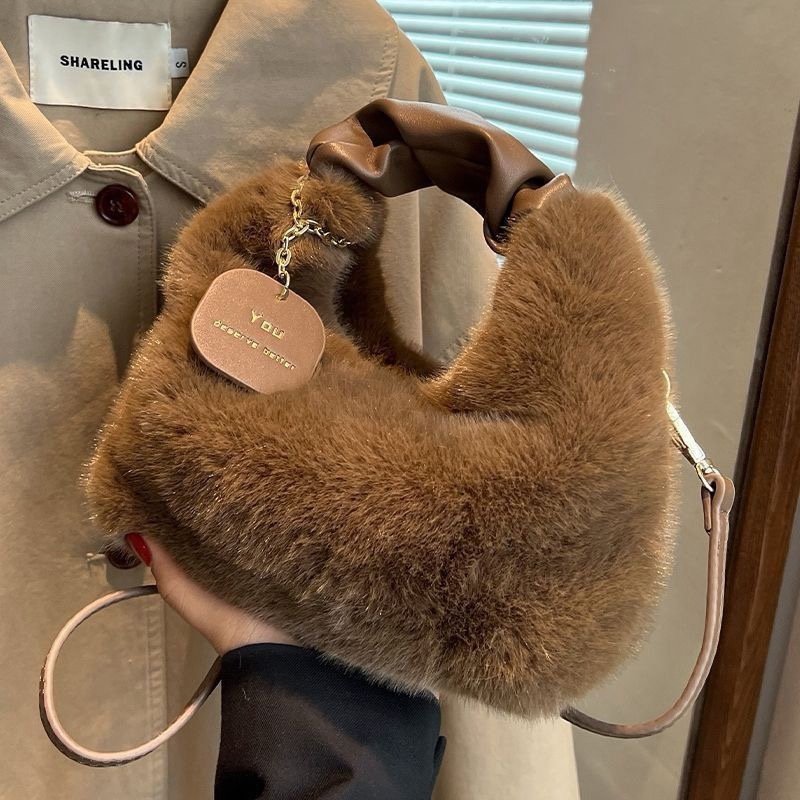 Nuage Mini Plush Shoulder Bag - Image 9