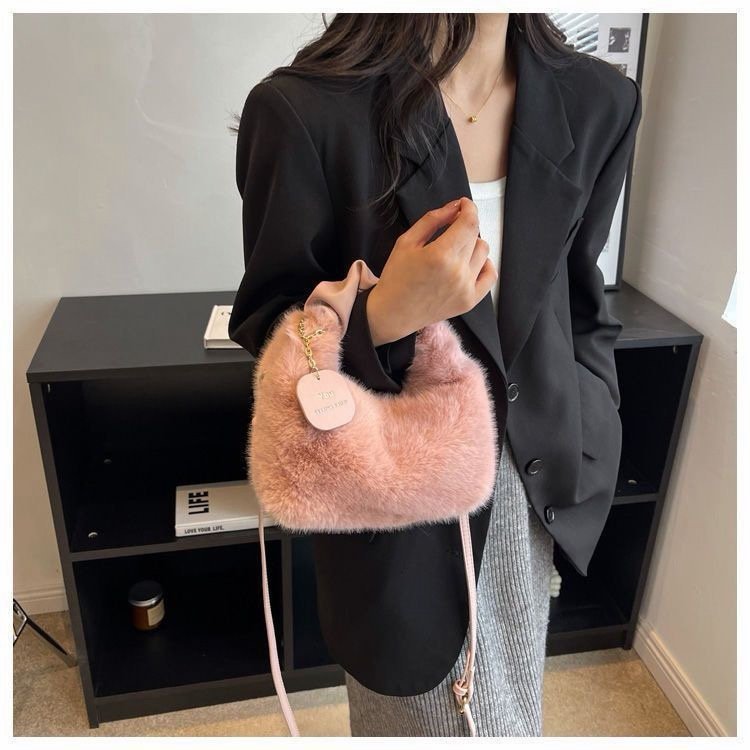 Nuage Mini Plush Shoulder Bag - Image 10
