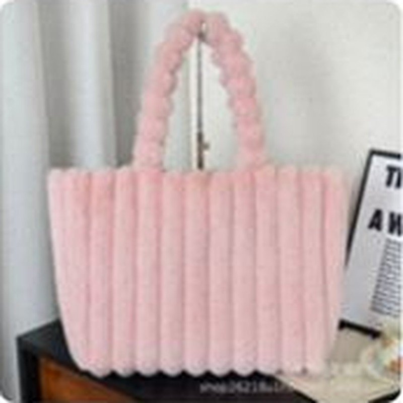 Veloura Ribbed Plush Tote - Image 6
